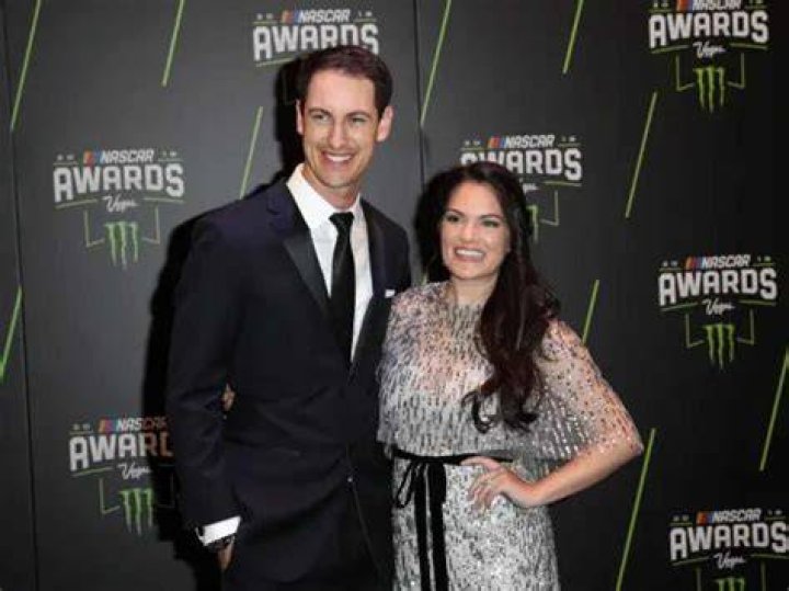 Brittany Baca with her husband Joey Logano, and two sons Hudson, Jameson Logano.