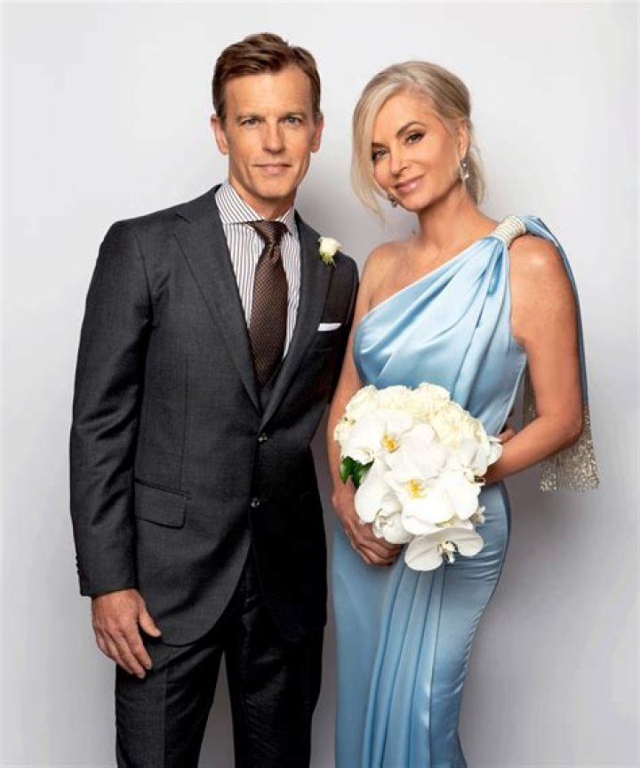 Eileen Davidson with her second husband, Jon Lindstrom