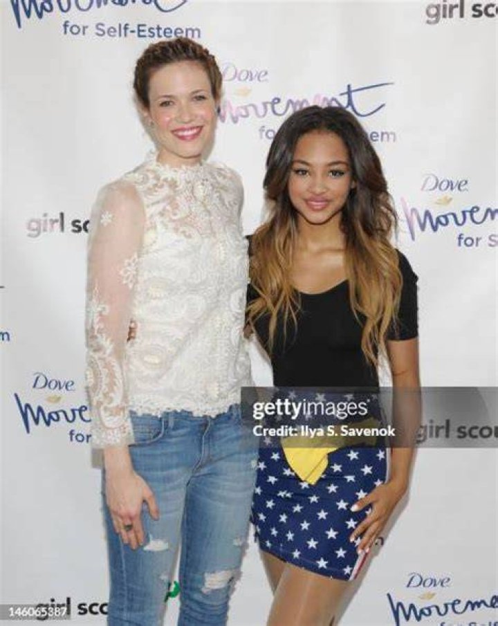 Mandy Moore at Dove presentation